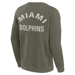 Unisex Elements Super Soft Pullover Sweatshirt - Miami Dolphins Pullover