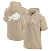 Unisex Elements Super Soft Fleece Short Sleeve Pullover Hoodie - Buffalo Bills Hoodies