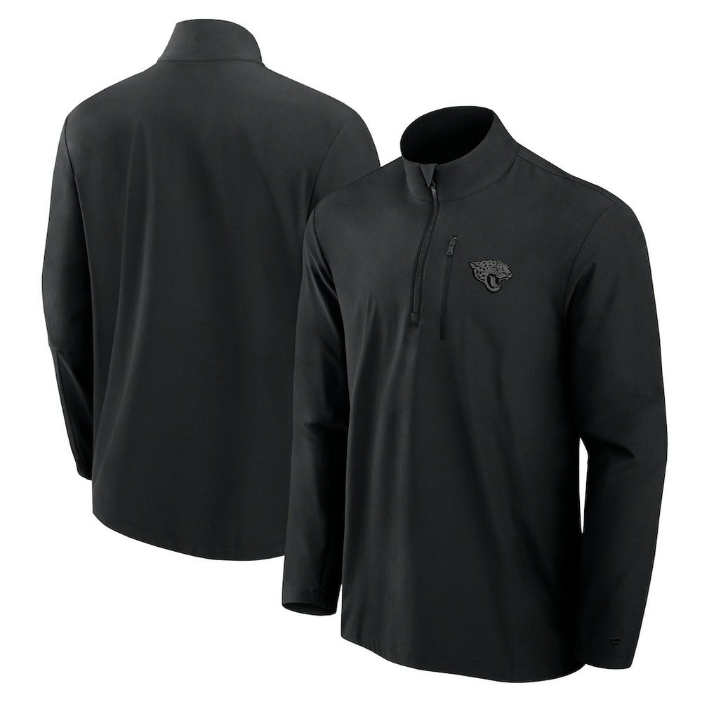 Front Office Micro Tonal Quarter-Zip Pullover - Jacksonville Jaguars Pullover
