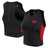 Women's Studio Fitted Gym Tank Top - Kansas City Chiefs Tops