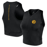 Women's Studio Fitted Gym Tank Top - Pittsburgh Steelers Tops