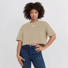Women's Elements Super Soft Boxy Cropped T-Shirt - Kansas City Chiefs T-shirts