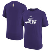 Nike Utah Jazz NBA Youth 2023/24 Classic Edition Authentic Pregame Shooting T-Shirt