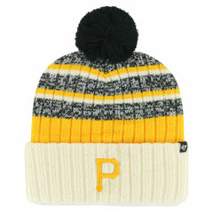 Natural Pittsburgh Pirates '47 Tavern Cuffed Knit Hat with Pom