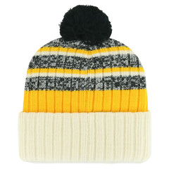Natural Pittsburgh Pirates '47 Tavern Cuffed Knit Hat with Pom