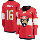 NHL Aleksander Barkov Florida Panthers Fanatics Women's Captain Patch Home Breakaway Player Jersey