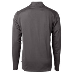 Cutter & Buck Gridiron Classics Big & Tall Virtue Eco Pique Micro Stripe Recycled Quarter-Zip Pullover Top - Philadelphia Eagles Pullover