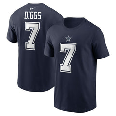 Trevon Diggs Player Name & Number T-Shirt - Dallas Cowboys T-shirts