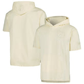 Cream Cleveland Guardians Pro Standard Neutral Hoodie T-Shirt