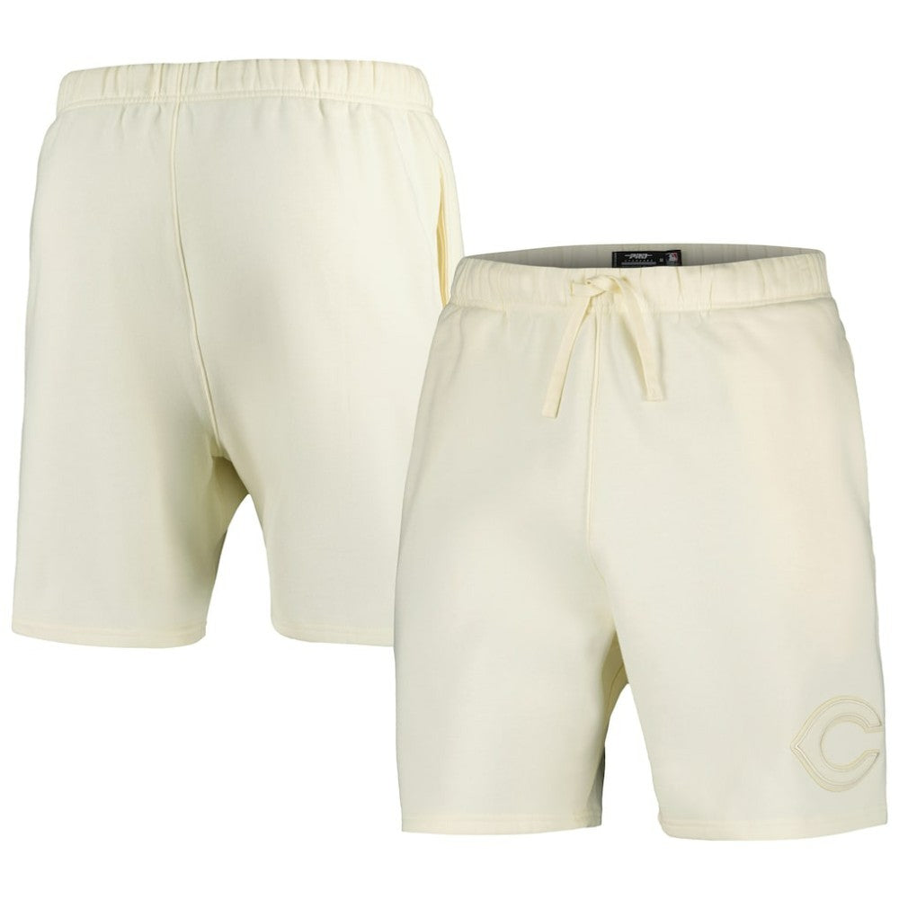 Cream Cincinnati Reds Pro Standard Neutral Fleece Shorts