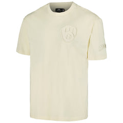 Cream Milwaukee Brewers Pro Standard Oversized Neutral CJ Dropped Shoulders T-Shirt