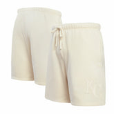 Cream Kansas City Royals Pro Standard Neutral Fleece Shorts