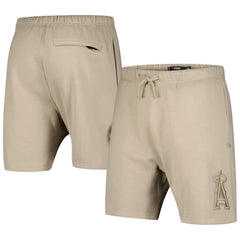 Khaki Los Angeles Angels Pro Standard Neutral Fleece Shorts