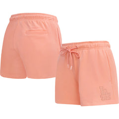 Pink Los Angeles Dodgers Pro Standard Women's Neutral Fleece Shorts