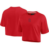 Red St. Louis Cardinals Fanatics Women's Elements Super Soft Boxy Cropped T-Shirt