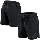 Black Atlanta Braves Fanatics Front Office Micro Tonal Shorts