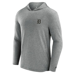 Black Detroit Tigers Fanatics Front Office Tech Lightweight Hoodie T-Shirt