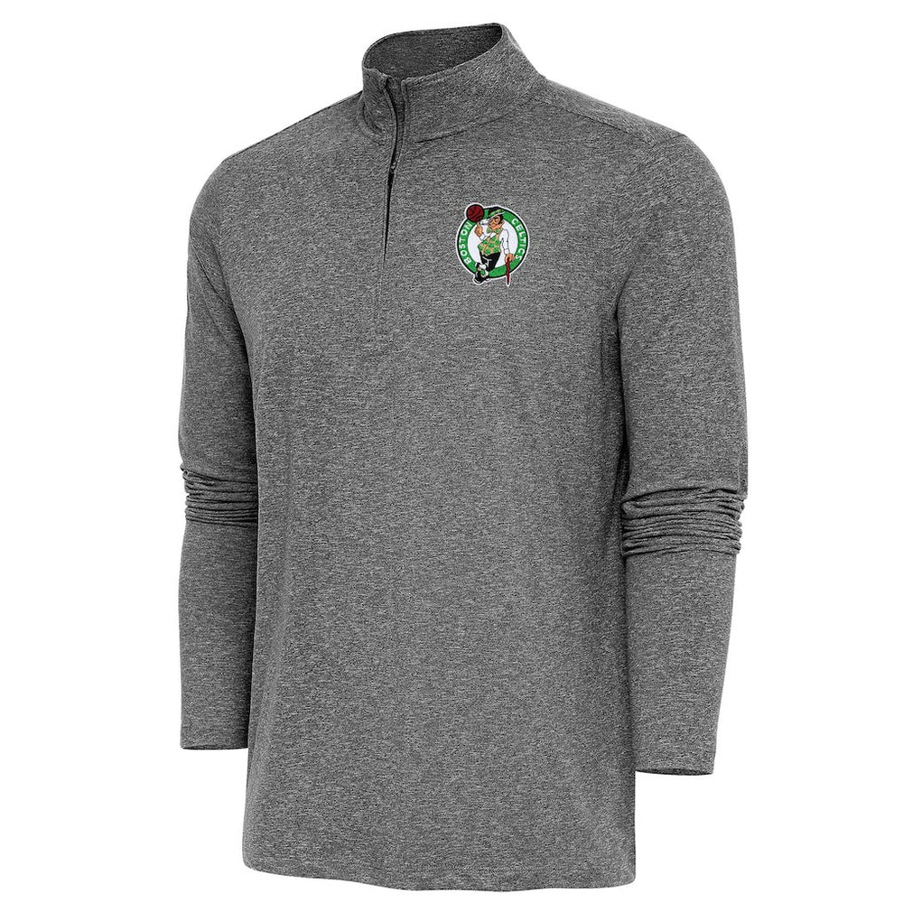 Boston Celtics Antigua Hunk Quarter-Zip Pullover Top
