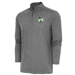 Boston Celtics Antigua Hunk Quarter-Zip Pullover Top