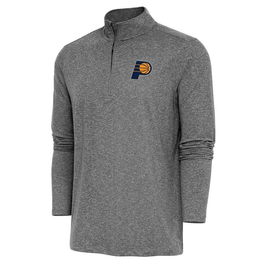 Indiana Pacers Antigua Hunk Quarter-Zip Pullover Top