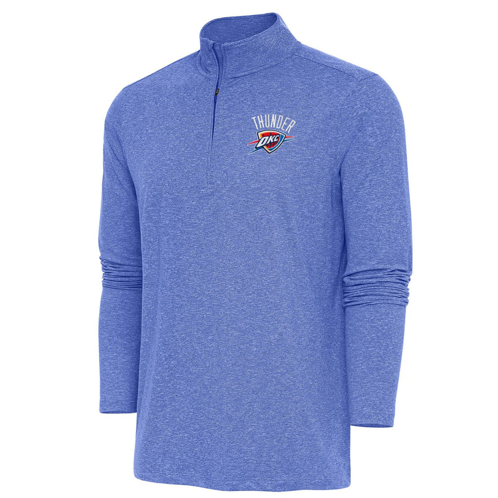 Oklahoma City Thunder Antigua Hunk Quarter-Zip Pullover Top
