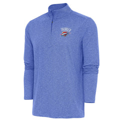 Oklahoma City Thunder Antigua Hunk Quarter-Zip Pullover Top