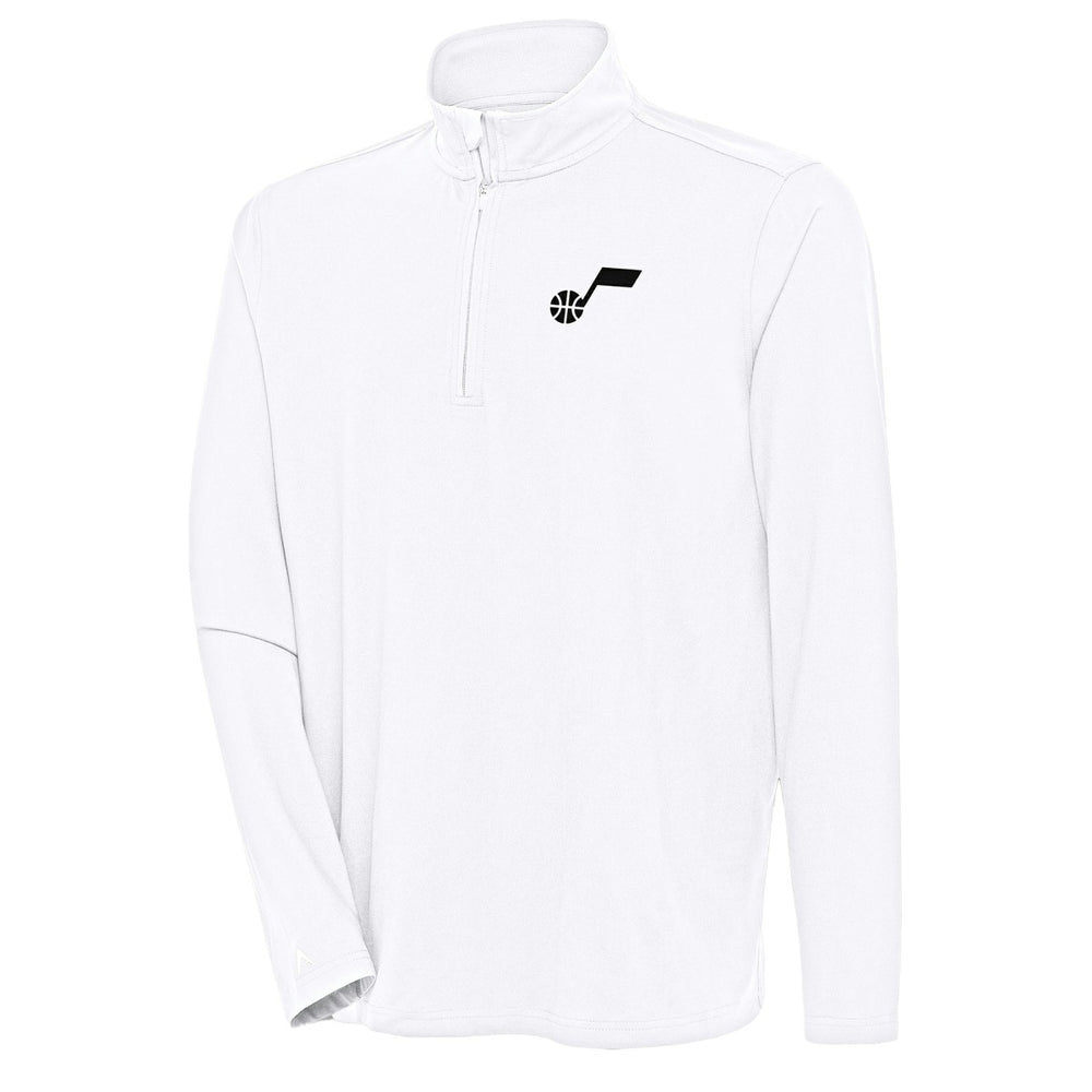 Utah Jazz Antigua Hunk Quarter-Zip Pullover Top