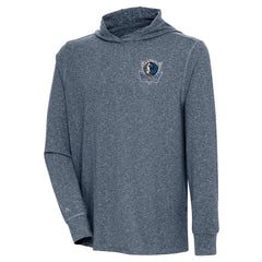 Dallas Mavericks Antigua Saga Long Sleeve Hoodie T-Shirt sale