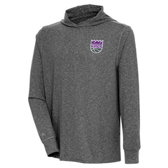 Sacramento Kings Antigua Saga Long Sleeve Hoodie T-Shirt