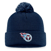 Women's Cuffed Knit Hat with Pom - Tennessee Titans Hats