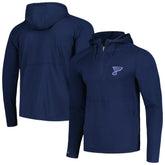 NHL St. Louis Blues Antigua Spikes Raglan Quarter-Zip Hoodie