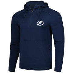 NHL Tampa Bay Lightning Antigua Spikes Raglan Quarter-Zip Hoodie