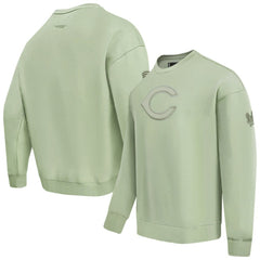 Green Cincinnati Reds Pro Standard Neutral Drop Shoulder Pullover Sweatshirt