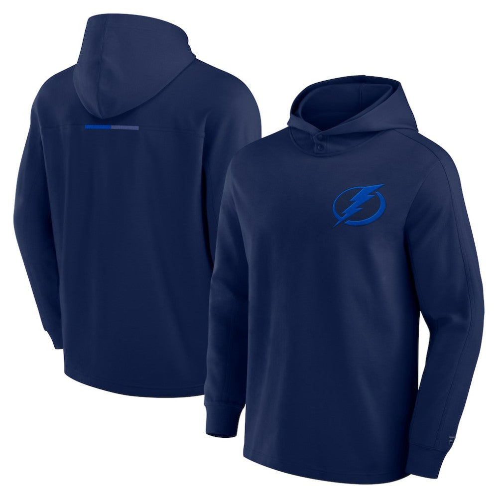 NHL Tampa Bay Lightning Fanatics Elements Lightweight Tri-Blend Fleece Hoodie