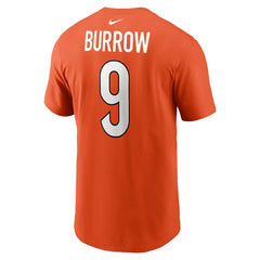 Joe Burrow Player Name & Number T-Shirt - Cincinnati Bengals T-shirts