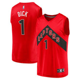 Fanatics Gradey Dick Toronto Raptors Fast Break Player Jersey