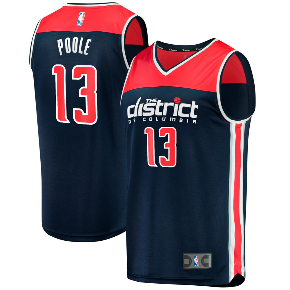 Fanatics Jordan Poole Washington Wizards Fast Break Player Jersey