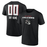 Personalized Name & Number Team Wordmark T-Shirt - Atlanta Falcons T-shirts