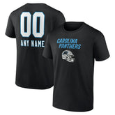 Personalized Name & Number Team Wordmark T-Shirt - Carolina Panthers T-shirts