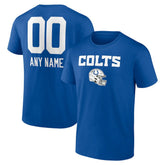 Personalized Name & Number Team Wordmark T-Shirt - Indianapolis Colts T-shirts