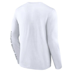 White Chicago White Sox Fanatics Press Box Long Sleeve T-Shirt