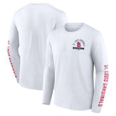 White St. Louis Cardinals Fanatics Press Box Long Sleeve T-Shirt
