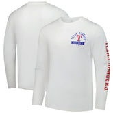 White Texas Rangers Fanatics Press Box Long Sleeve T-Shirt