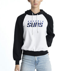 Phoenix Suns Lusso Women's Marlowe Tri-Blend Raglan Pullover Hoodie