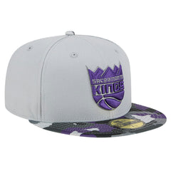 New Era Sacramento Kings Active Color Camo Visor 59FIFTY Fitted Hat