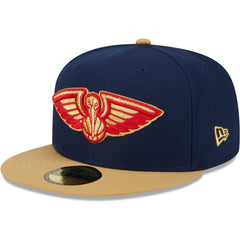 New Era New Orleans Pelicans Gameday Gold Pop Stars 59FIFTY Fitted Hat