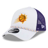 New Era Phoenix Suns Court Sport Foam A-Frame 9FORTY Adjustable Trucker Hat