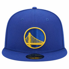 New Era Golden State Warriors Court Sport Leather Applique 59FIFTY Fitted Hat sale