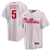 White Bryson Stott Philadelphia Phillies Nike Replica Player Jersey