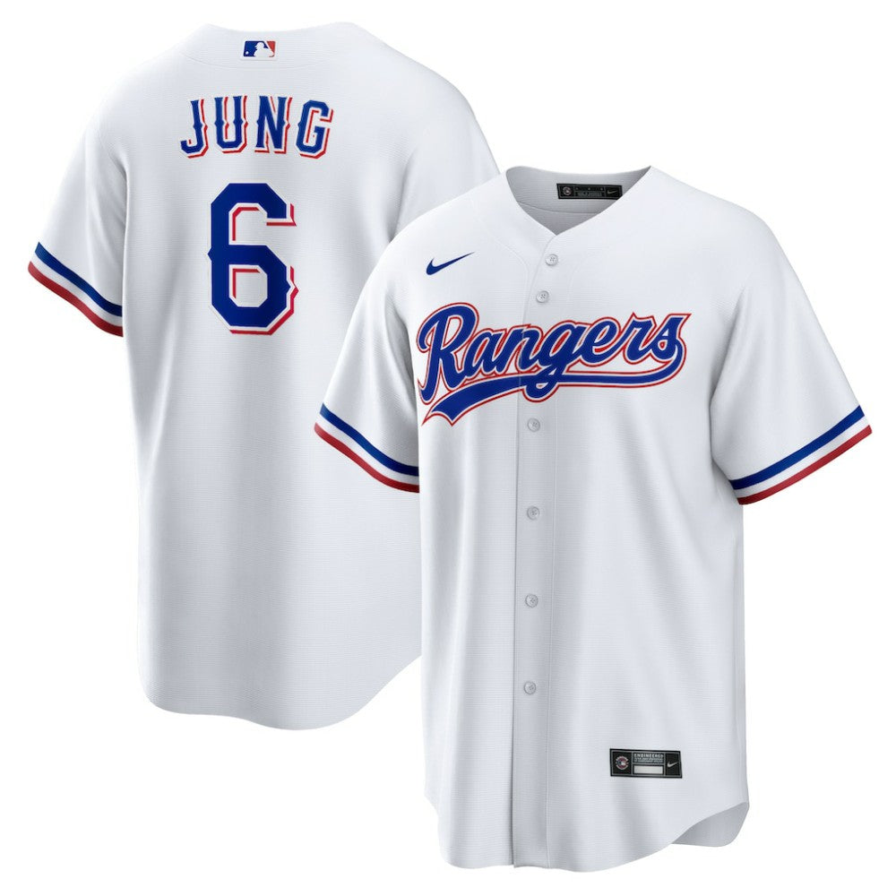 White Josh Jung Texas Rangers Nike Replica Player Jersey